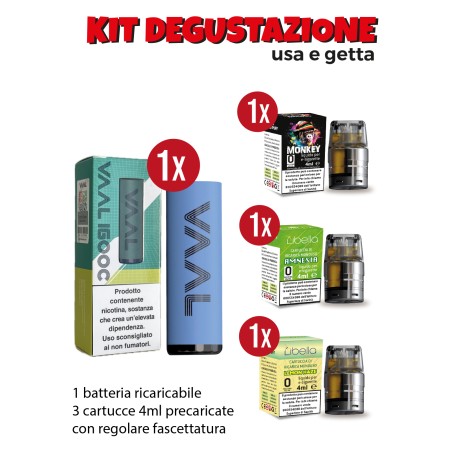 Kit assaggio usa e getta